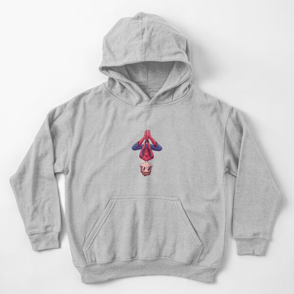 Upside Down Spidey Kids Pullover Hoodie