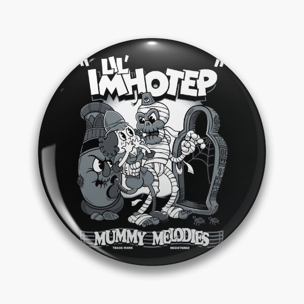 Item preview, Lil Imhotep - Vintage Cartoon Mummy - Creepy Cute Monster designed and sold by Nemons.