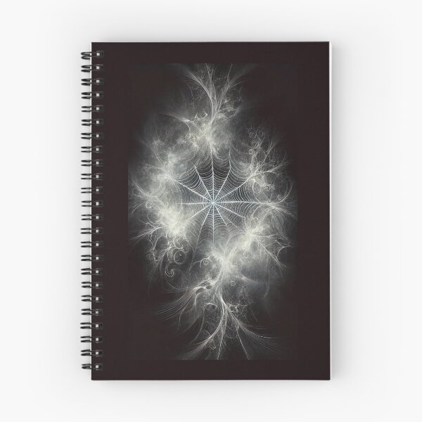 Item preview, Ethereal Spider Web on Black Background designed and sold by Blink Art Studio.