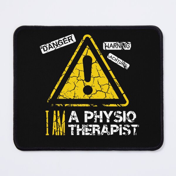 Item preview, Danger! Achtung! Warning! I Am A Physiotherapist. Funny Gifts For Physiotherapists designed and sold by iX-Physio.