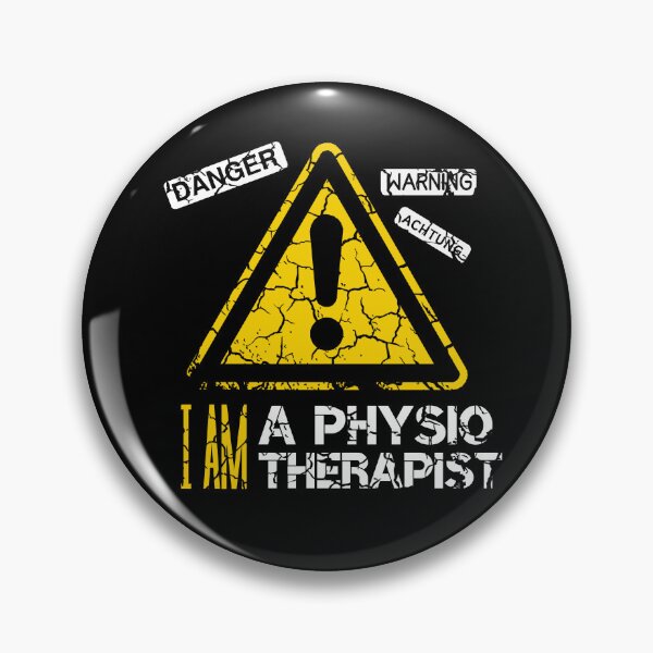 Item preview, Danger! Achtung! Warning! I Am A Physiotherapist. Funny Gifts For Physiotherapists designed and sold by iX-Physio.