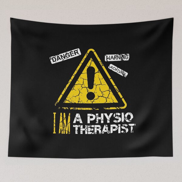 Item preview, Danger! Achtung! Warning! I Am A Physiotherapist. Funny Gifts For Physiotherapists designed and sold by iX-Physio.
