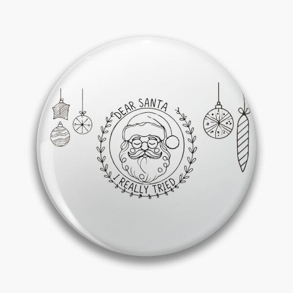 Item preview, Santa Clause 2024 One Line Christmas Trend Dear Santa I Tried Mug designed and sold by The Art of Kkatarynka.