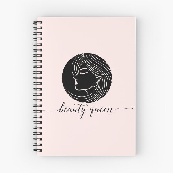 Item preview, Beauty Queen, black and white elegant lady woman illustration designed and sold by GinyHappyLogo.