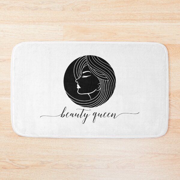 Item preview, Beauty Queen, black and white elegant lady woman illustration designed and sold by GinyHappyLogo.
