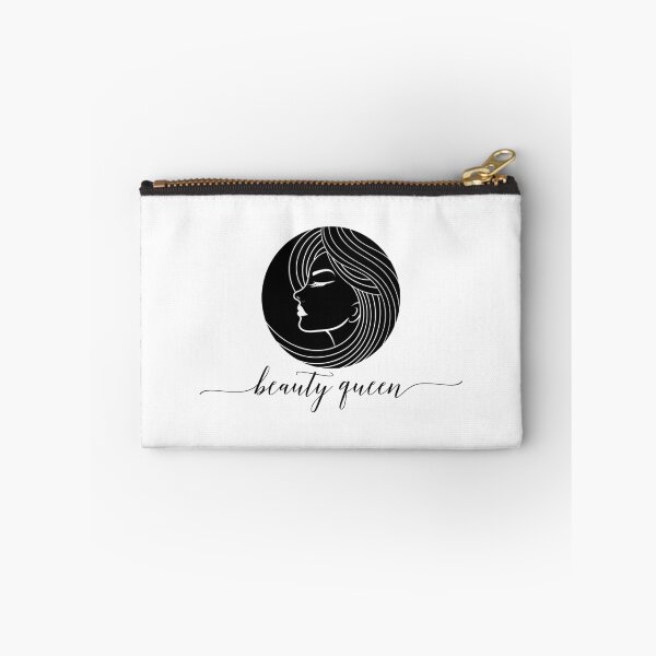 Item preview, Beauty Queen, black and white elegant lady woman illustration designed and sold by GinyHappyLogo.