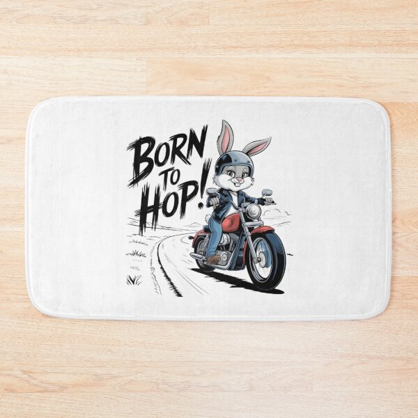 Item preview, Cool Bunny Riding a Motorcycle Adventure designed and sold by Petpixy.