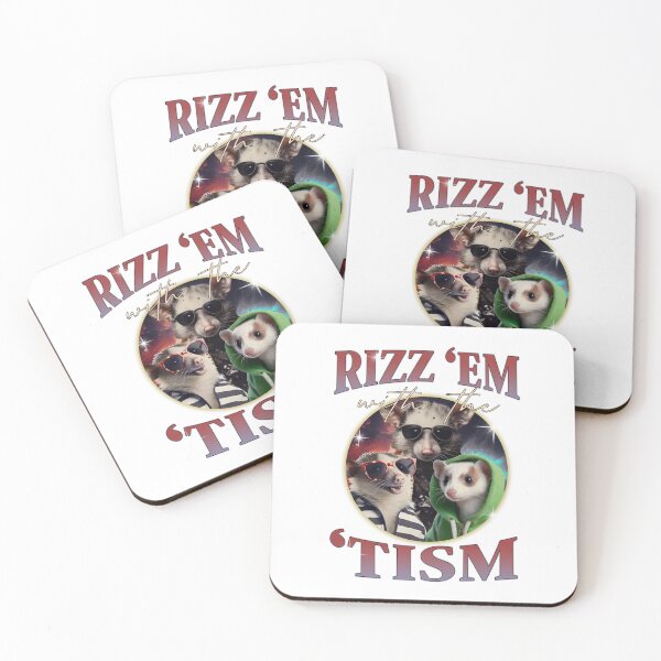 Item preview, Rizz Em With The Tism Opossums Vintage Funny Possums Autism Awareness designed and sold by LeoVargasVelha.