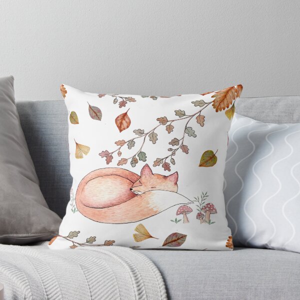 Item preview, Cutey Autumn Sleeping Fox designed and sold by Joni Murphy Arts.