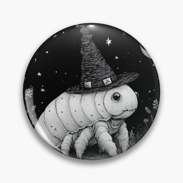Item preview, Dairy cow isopod wearing a witch hat designed and sold by MinimalSim.