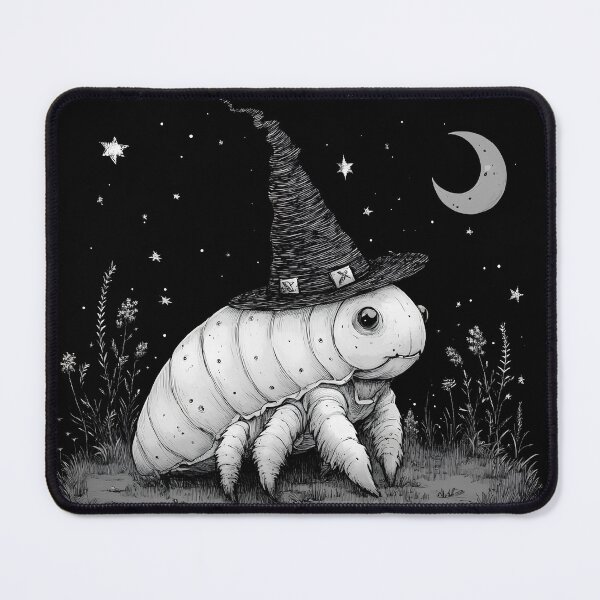 Item preview, Dairy cow isopod wearing a witch hat designed and sold by MinimalSim.