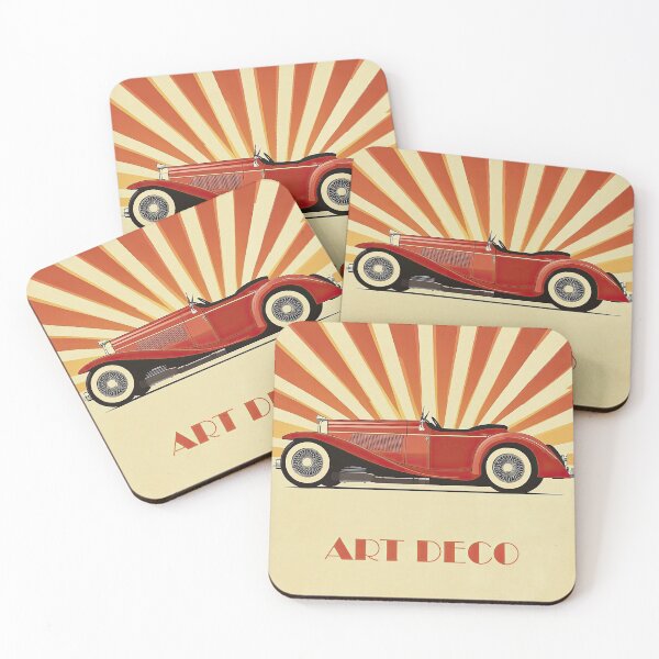 Item preview, Art Deco Car Vintage Classic Car designed and sold by ArtHouseNiklas.