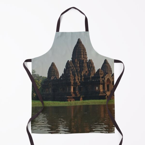 Item preview, Old Temple near river designed and sold by kharatsuchita.
