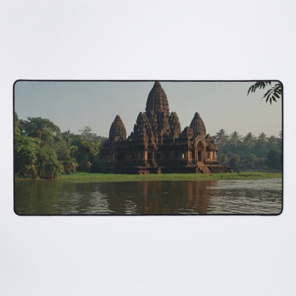 Item preview, Old Temple near river designed and sold by kharatsuchita.
