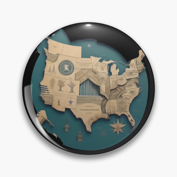 Item preview, Texas Map - Futuristic vision  designed and sold by I-TimeCrafted.