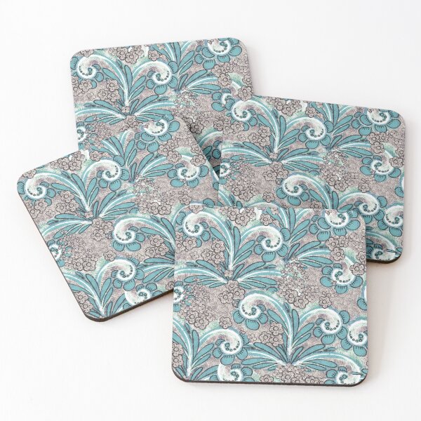 Item preview, Blooming boho, Grey-turquoise version designed and sold by Alex  Blud.