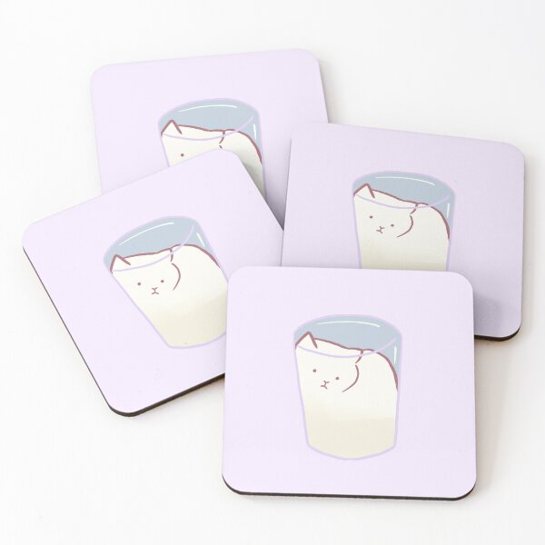 Item preview, Cat glass of milk   designed and sold by Artofmayara.