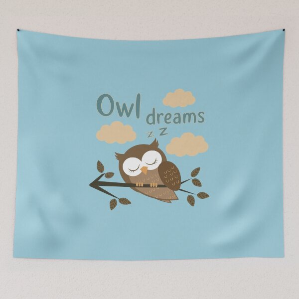 Item preview, Sleepy Owl On The Dream Tree designed and sold by Situstshirts.