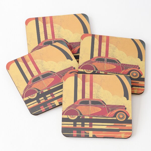 Item preview, Art Deco Car Vintage Classic Car designed and sold by ArtHouseNiklas.