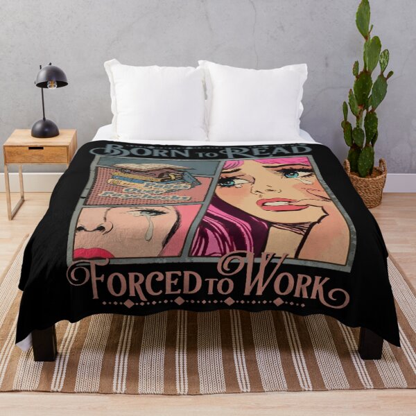 Item preview, Bookish Born To Read Forced To Work Funny Bookish Reader designed and sold by GerogShop.