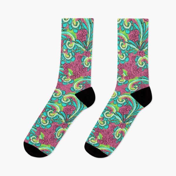 Item preview, Blooming boho, Turquoise-pink version designed and sold by Alex  Blud.