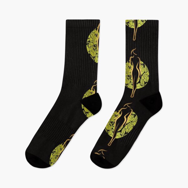 Item preview, Beauty Aesthetics, woman body silhouette, gold green floral lady, beautiful woman designed and sold by GinyHappyLogo.