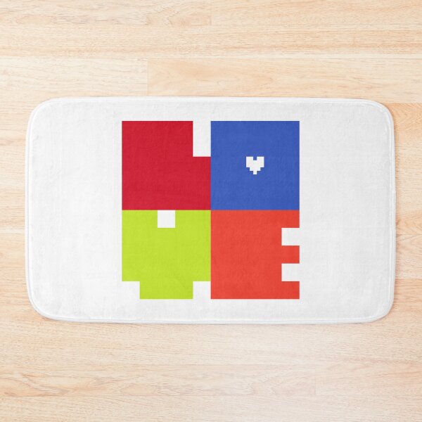 Item preview, Colorful LOVE Block Typography with Heart designed and sold by coshe.