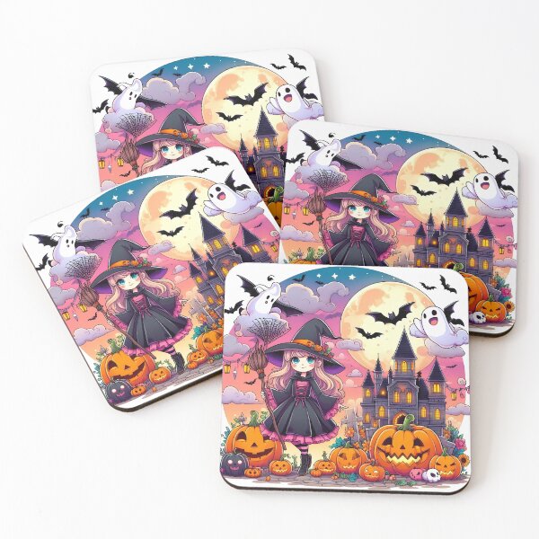 Item preview, Halloween Party Haunted Castle Ghost Pumpkin Child Witch designed and sold by Design Shop.