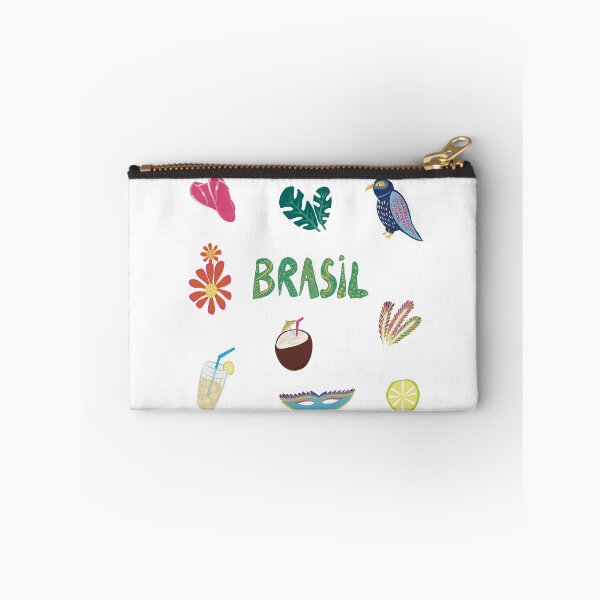 Item preview, Pack of 10 Brazil stickers - exotic and festive motifs designed and sold by Savalenka.