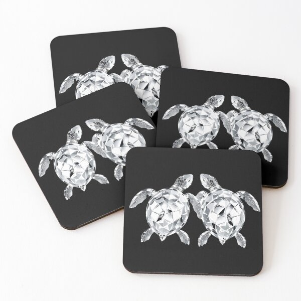 Item preview, Turtle Mating: Crystal-Inspired Artistic Creation designed and sold by NeoArtworks.