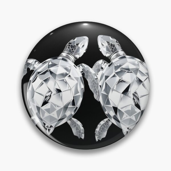 Item preview, Turtle Mating: Crystal-Inspired Artistic Creation designed and sold by NeoArtworks.