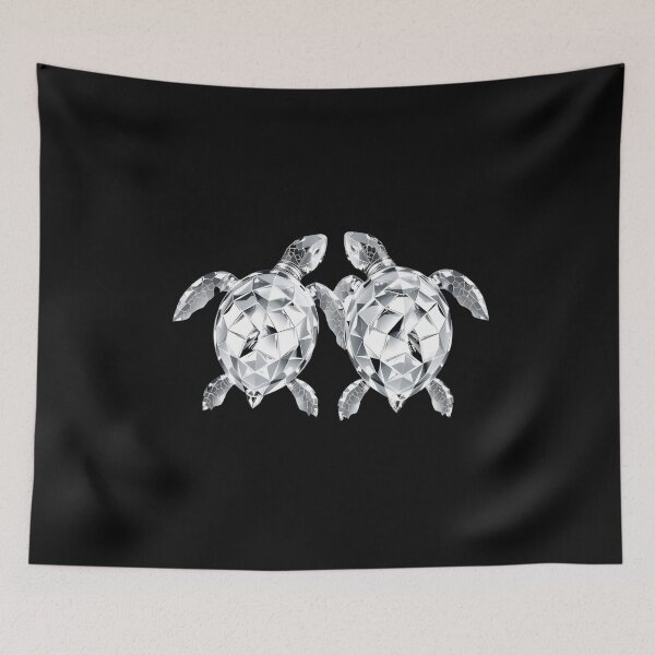 Item preview, Turtle Mating: Crystal-Inspired Artistic Creation designed and sold by NeoArtworks.
