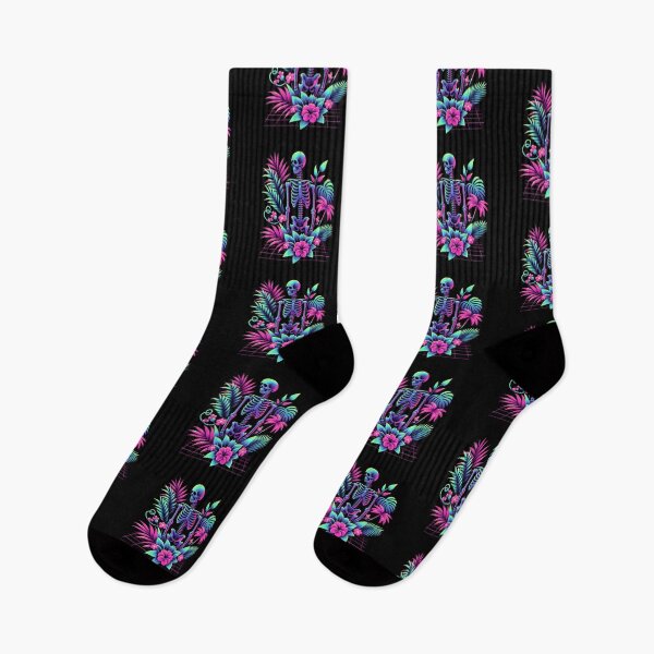 Item preview,  Neon Skeleton in Tropical Paradise designed and sold by pumsquare.