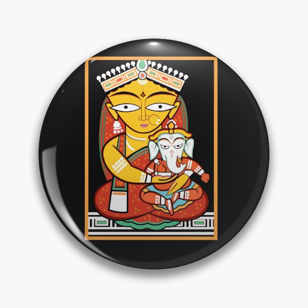 Artikelvorschau, DURGA MIT GANESHA entworfen und verkauft von GraphicoGear.