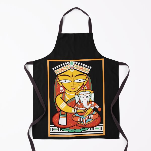 Item preview, DURGA WITH GANESHA designed and sold by GraphicoGear.