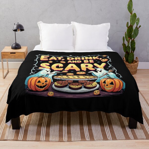 Item preview, "Eat, Drink, and Be Scary" Spooky Bakery Halloween T-Shirt – Perfect for Halloween Sweet Treat Lovers designed and sold by AI-volution.