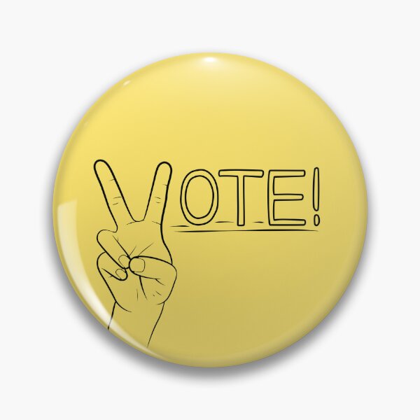 Item preview, Vote Peace Sign Political  designed and sold by Cherrypinkprint.