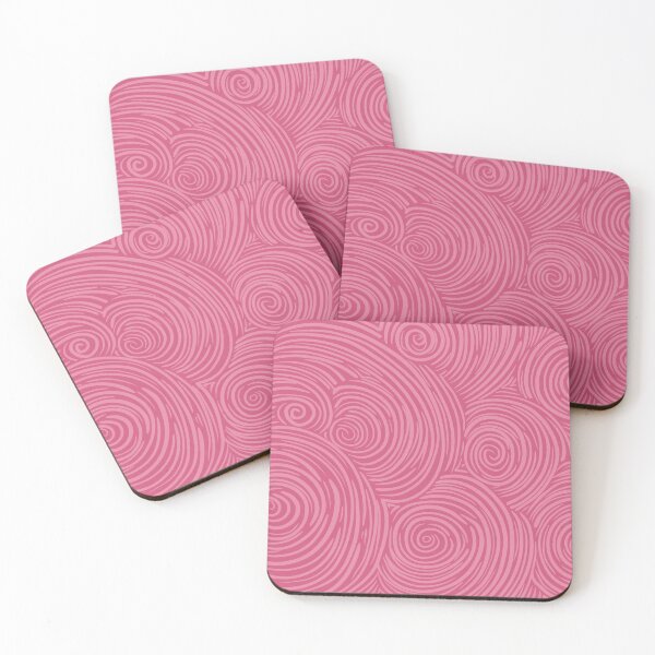 Item preview, Pink shades color spiral lines background  designed and sold by SpinklyCreations.