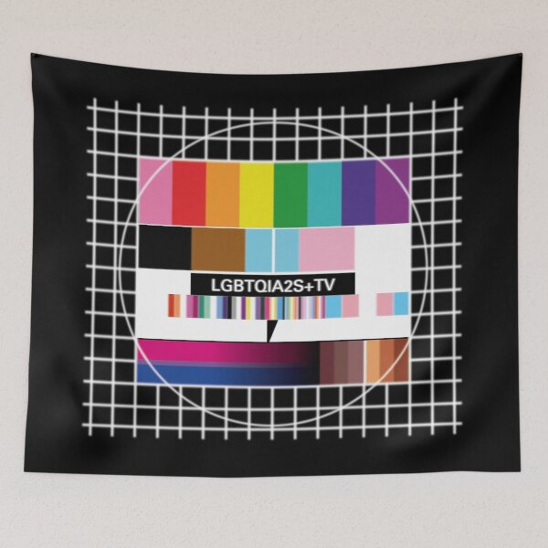 Item preview, LGBTQIA2S+ TV Test Card designed and sold by JujuDesignX.