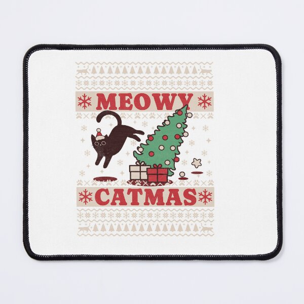 Item preview, Catmas Kat love Christmas xmas Santa cat designed and sold by LayersDesign.