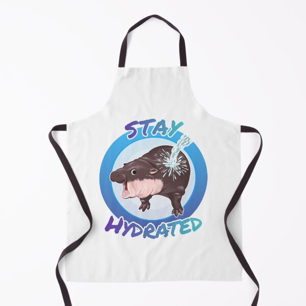 Item preview, Moo Deng baby hippo Stay hydrated  designed and sold by VoltSketches.