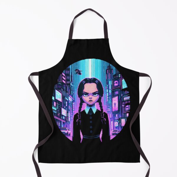 Item preview, Gothic Pixel Art Girl in Cyberpunk City designed and sold by pumsquare.