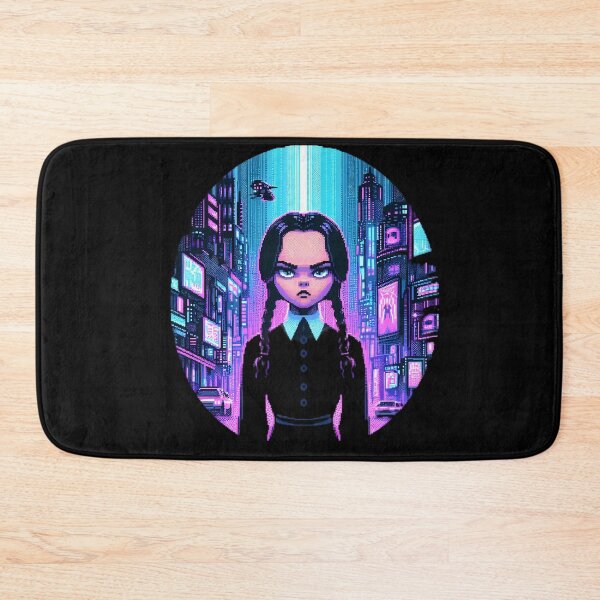 Item preview,  Gothic Pixel Art Girl in Cyberpunk City designed and sold by pumsquare.