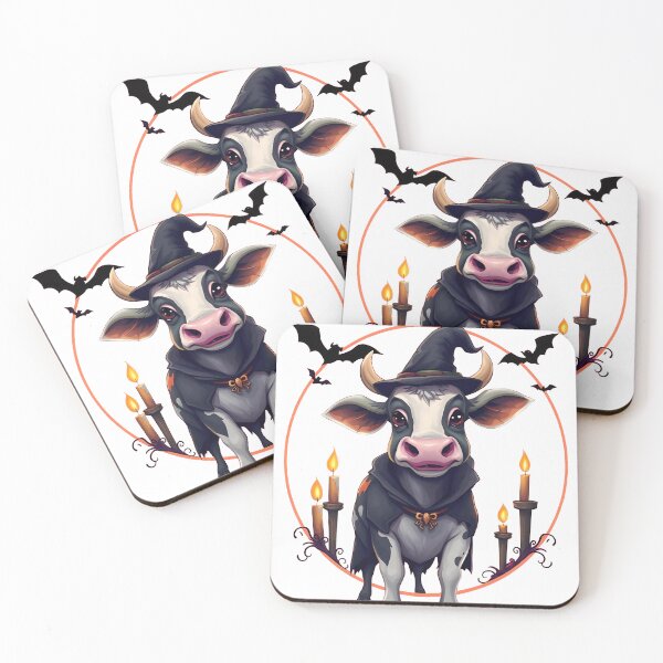 Item preview, Halloween Farmer's crazy cow - 02 designed and sold by kjp-design.
