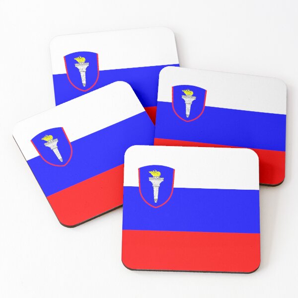 Item preview, Slovenian Flag with Lantern of Liberty Coat of Arms (slovenska zastava z lučko svobode grb) designed and sold by JonathanR1994.