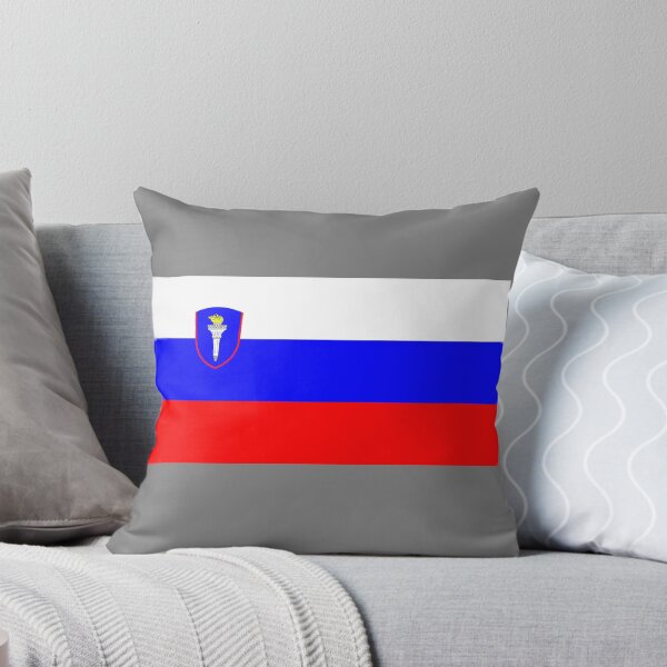 Item preview, Slovenian Flag with Lantern of Liberty Coat of Arms (slovenska zastava z lučko svobode grb) designed and sold by JonathanR1994.