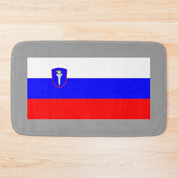 Item preview, Slovenian Flag with Lantern of Liberty Coat of Arms (slovenska zastava z lučko svobode grb) designed and sold by JonathanR1994.