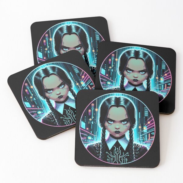 Item preview,  Cyberpunk Gothic Girl in Neon City designed and sold by pumsquare.