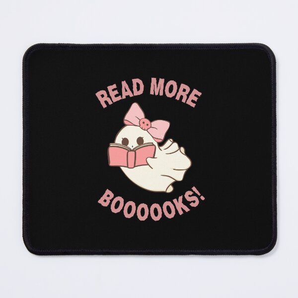 Item preview, Bookish Halloween Ghost Reading Pink designed and sold by MomentumCloset.