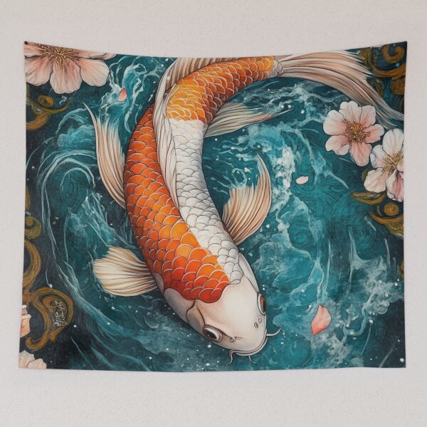 Item preview, Japanese Koi Carp Pond designed and sold by GrinGalore.
